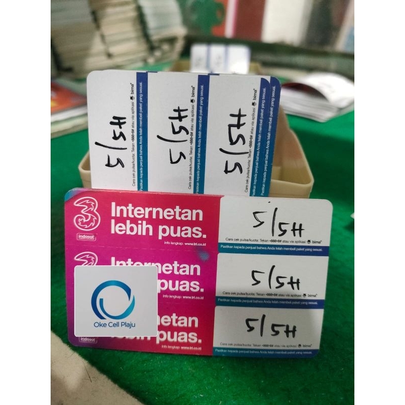 voucher tri 4.5gb(5GB) 5hari