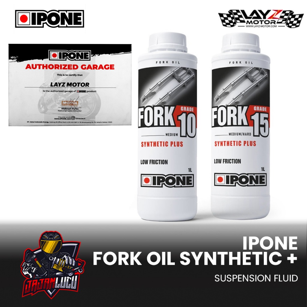 Ipone Fork Oil Oli Supensi Depan Motor