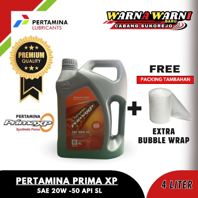 OLI PERTAMINA PRIMA XP 20W-50 (4LITER)