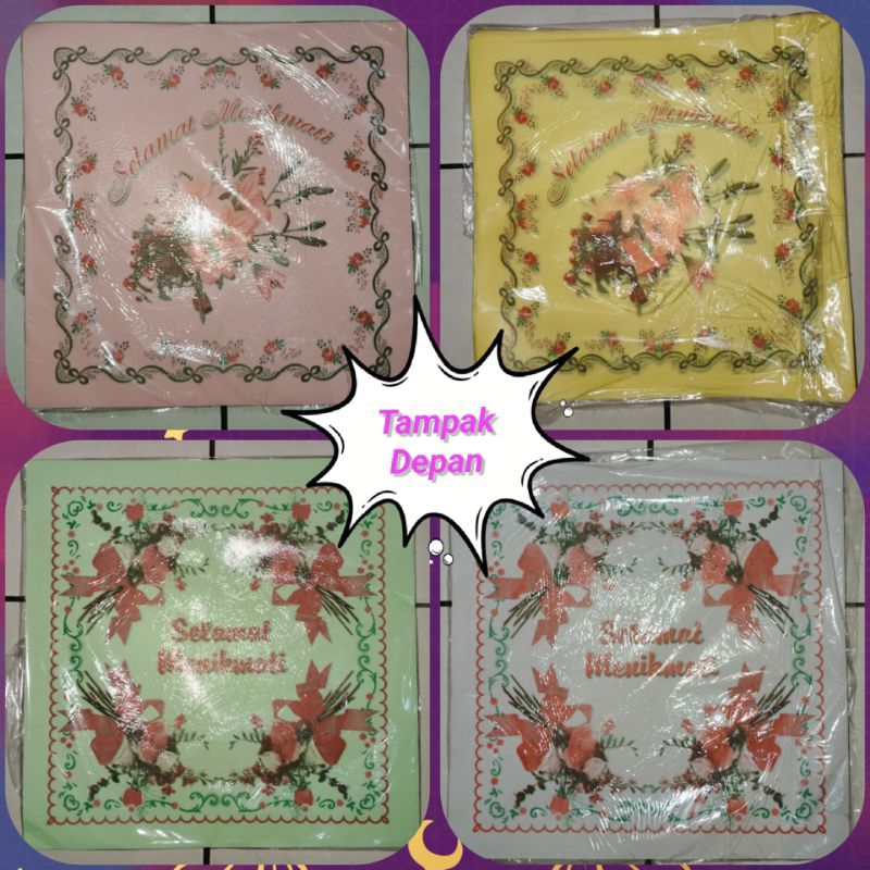 Kertas selamat makan/selamat menikmati (70pcs)