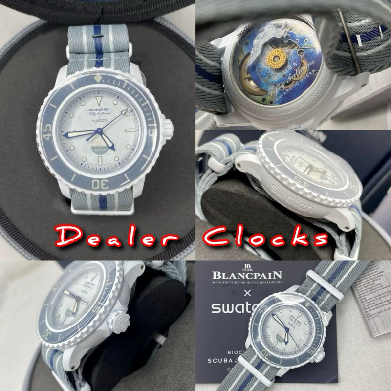 Blancpain X Swatch Antartic Ocean Brand Limited Edition Fullset