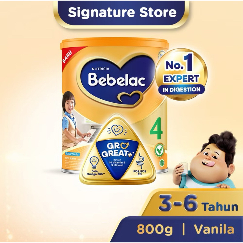 

Bebelac 4 Vanila Susu Pertumbuhan Bubuk 800 gr
