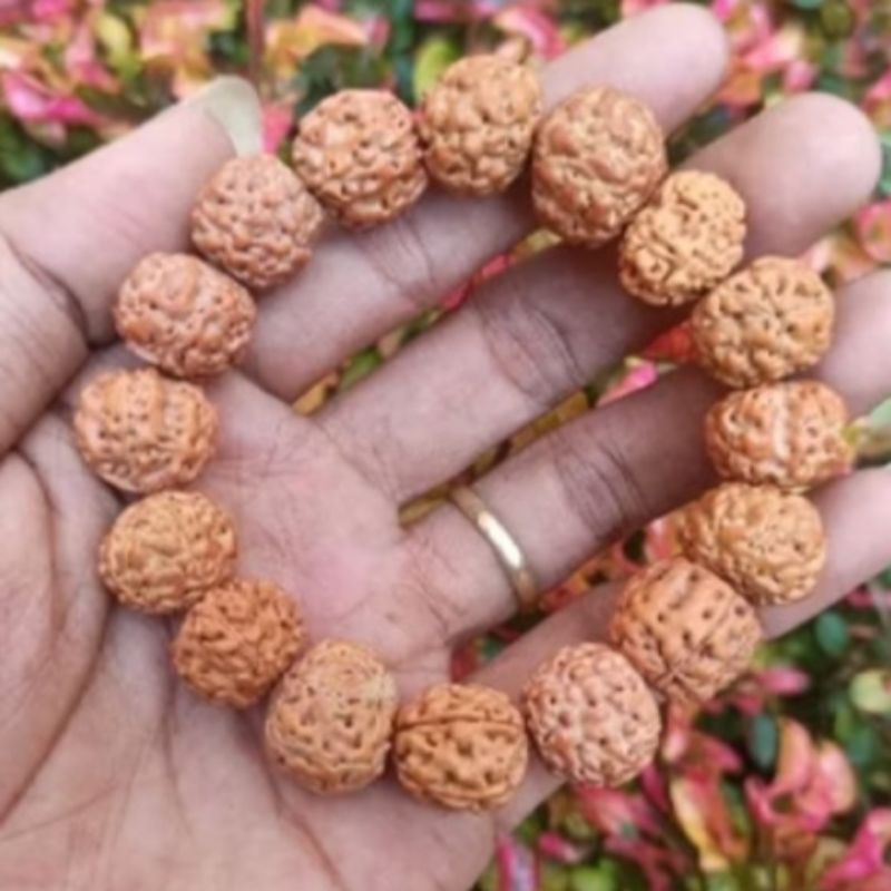 gelang tasbih biji jenitri isi 18butir asli