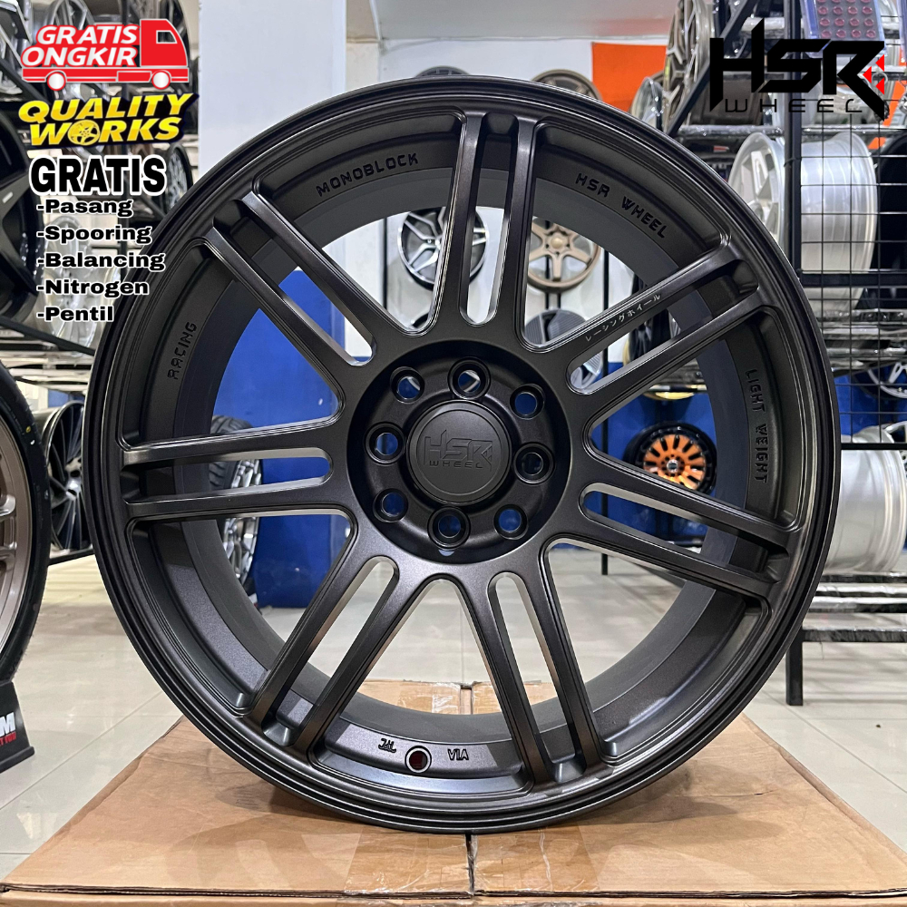 Velg Racing Jdm Ring 17 Hsr Wheel Boon, Pnp Mobil Binguo, Livina, Freed