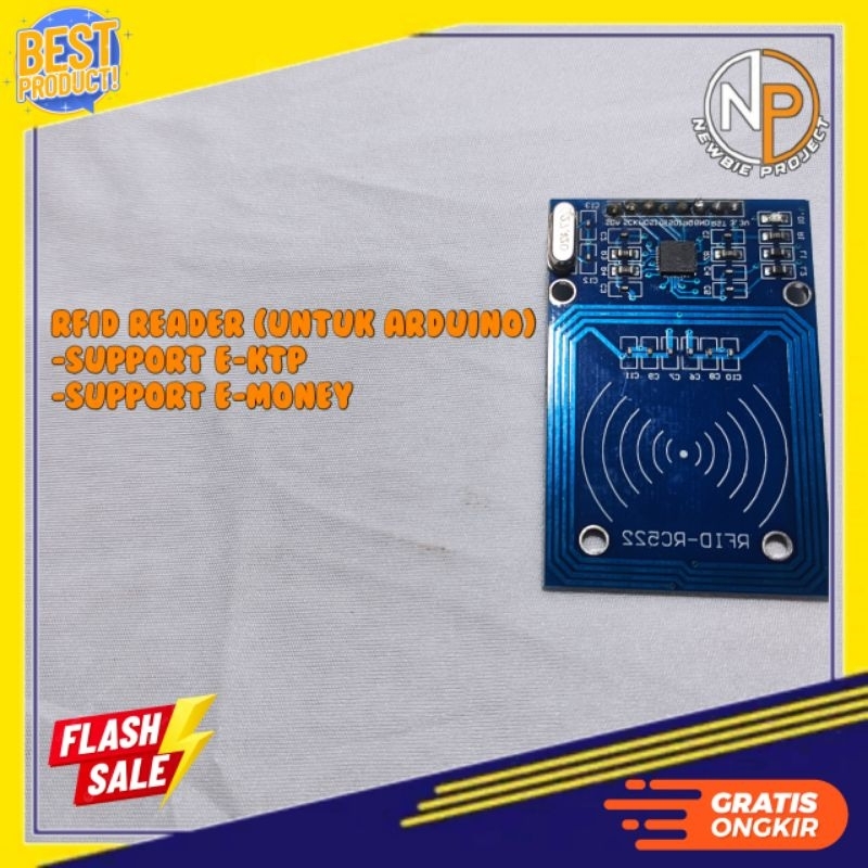 RFID Reader (support e-ktp) untuk project Arduino