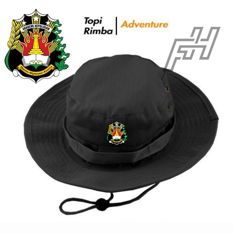 Topi Rimba AKADEMI KEPOLISIAN gunung outdoor- topi Hiking adventure - topi trek pendaki gunung pria 