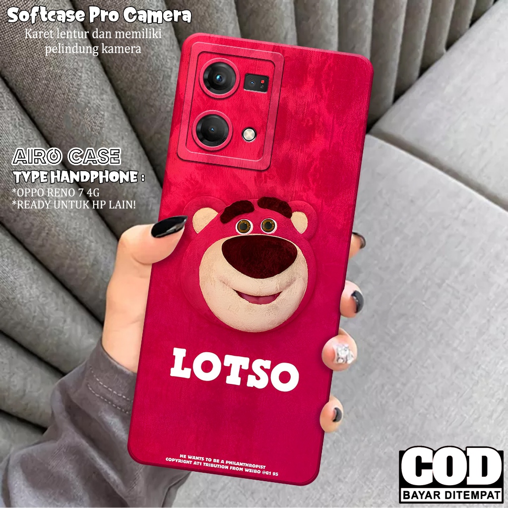 Case OPPO RENO 7 4G - Softcase OPPO RENO 7 4G - Fashion Case KARTUN - Casing OPPO RENO 7 4G - Softca