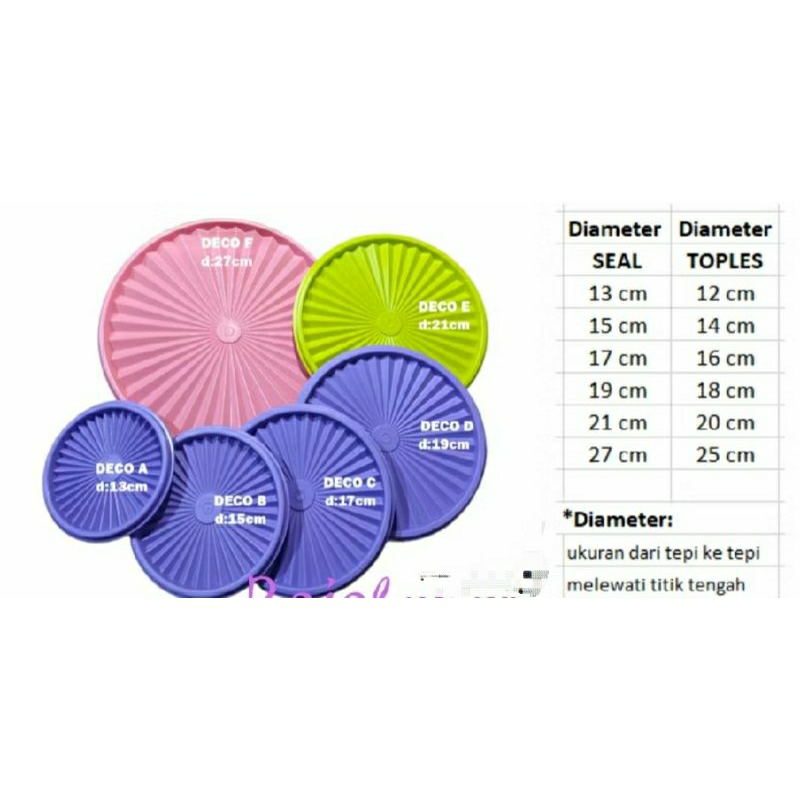 Seal Maxi Canister, Deco Canister, warna Random.