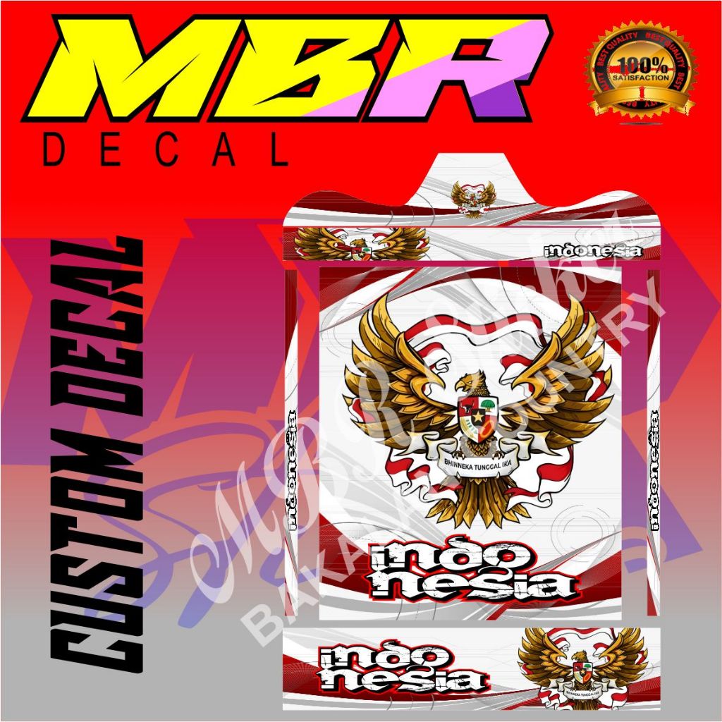 decal sangkar kotak,decal sangkar indonesia