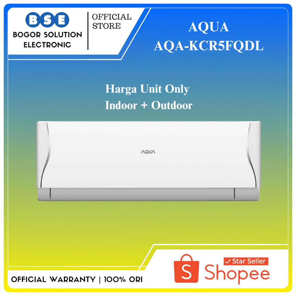 AC Standar Aqua 1/2PK AQA-KCR5FQDL AC Split Aqua KCR 5 FQDL 0.5PK
