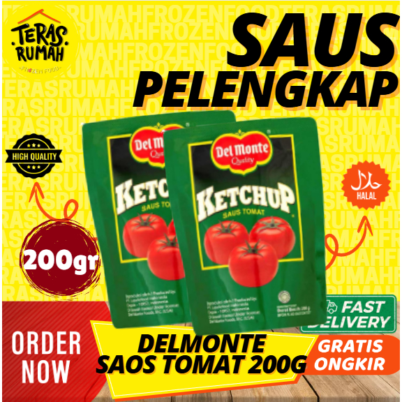 

DELMONTE SAUS TOMAT KETCHUP MANIS 200GR