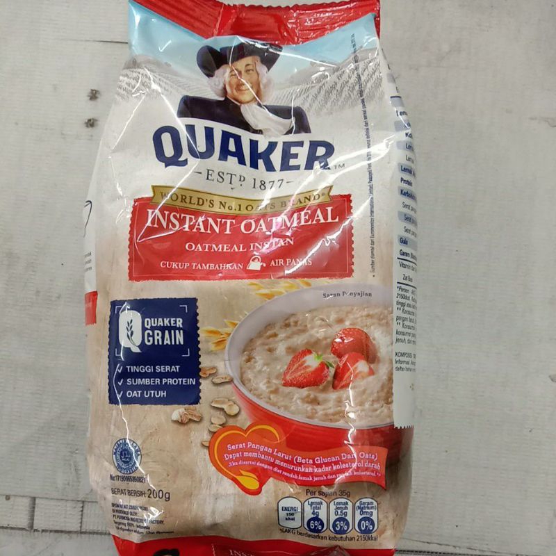 

Quaker Instant Oatmeal 200gr
