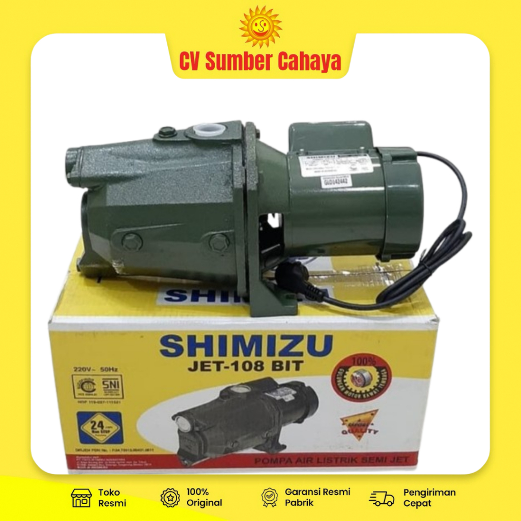 SHIMIZU Pompa Air JET 108BIT SEMI JET SHIMIZU JET 108BIT JET 108 BIT