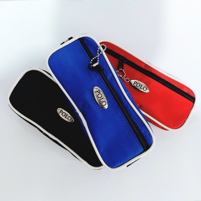 

Tempat Pensil Kain Resleting Pencil Case POLO JU 500 Sedang Motif polos ( Pcs ) [ Original ]
