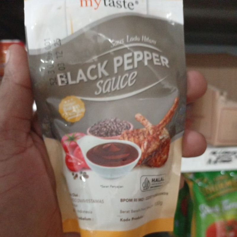 

my taste saus lada hitam black pepper sauce UK 100gr