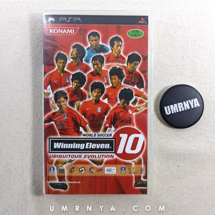 PSP UMD WORLD SOCCER Winning Eleven 10 Ubiquitous Evolution CD Game PS Playstation Portable