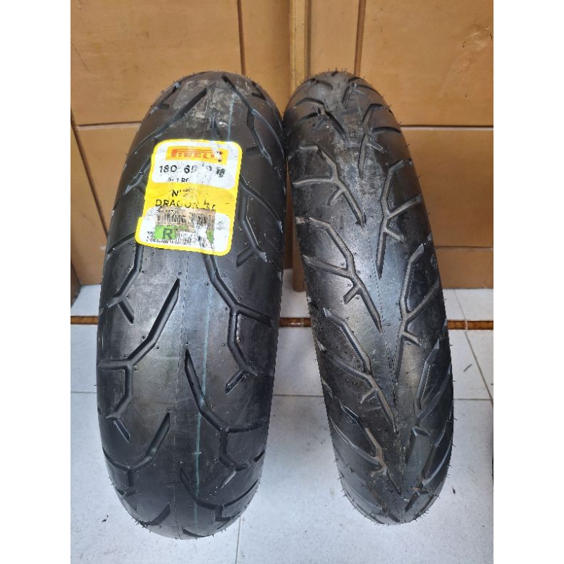 Ban 130/90 & 180/65 ring 16 . pirelli nigt dragon  Harley davidson motor custom . kaisar ruby . road
