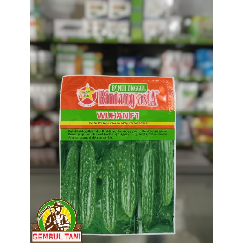 WUHAN F1 - Benih pare (paria) - Bintang asia.