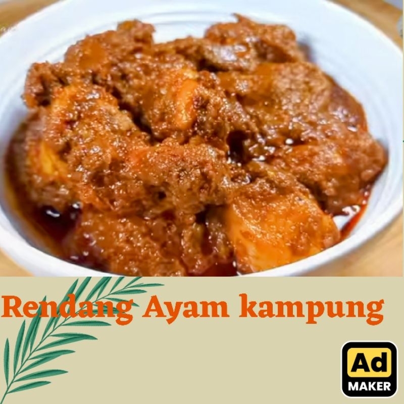

rendang ayam kampung Frozen
