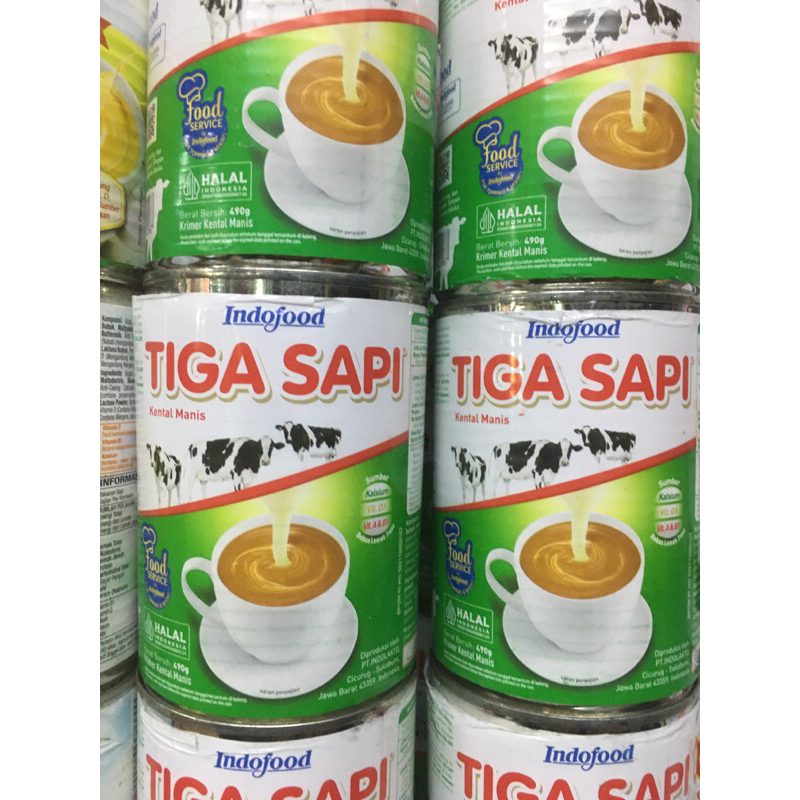 

Susu Kental Manis Indofood TIGA SAPI 490g