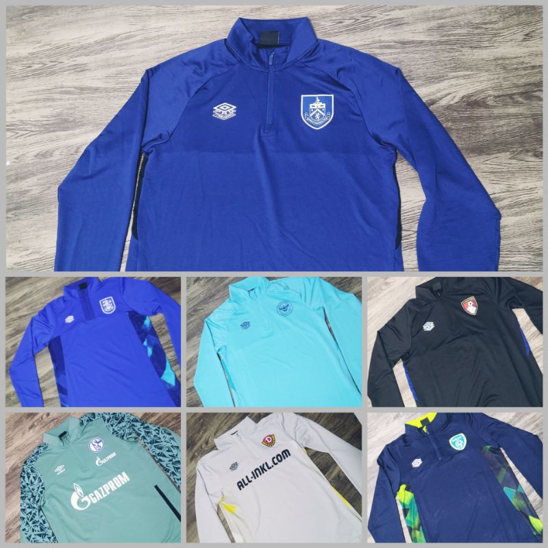 jersey original umbro half zip training running medioker club fc schalke 04 england rugby burnley fc