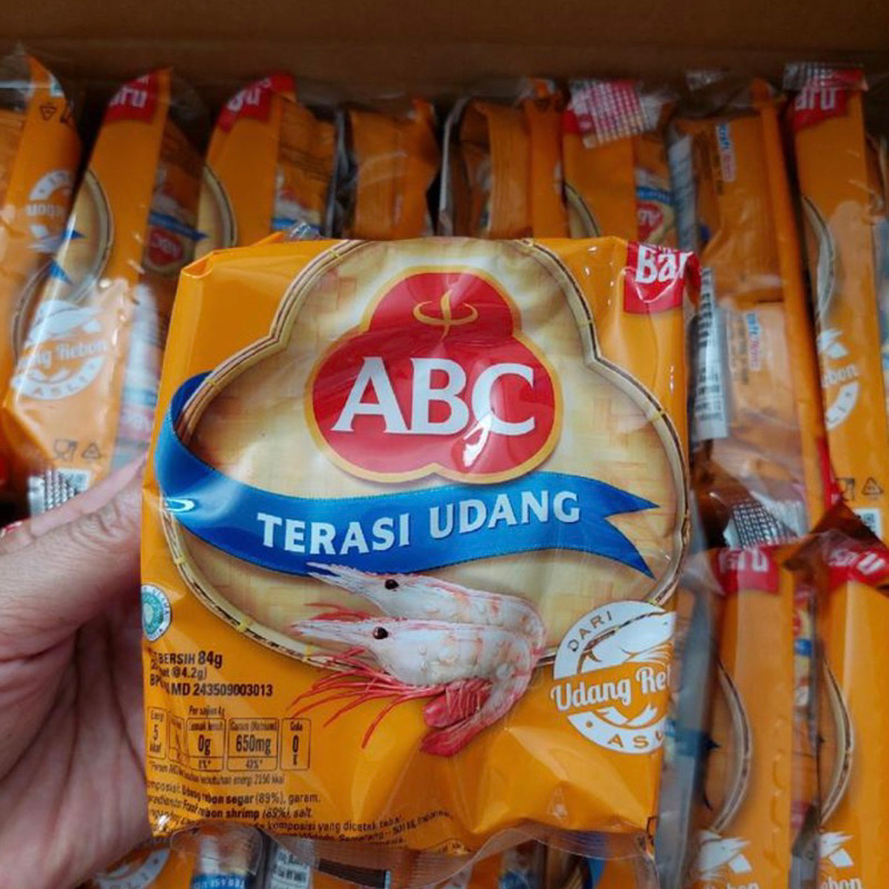 

Promo! Terasi ABC 1 Pack isi 20 Sachet, Terasi Udang ABC Bumbu Masak Instans