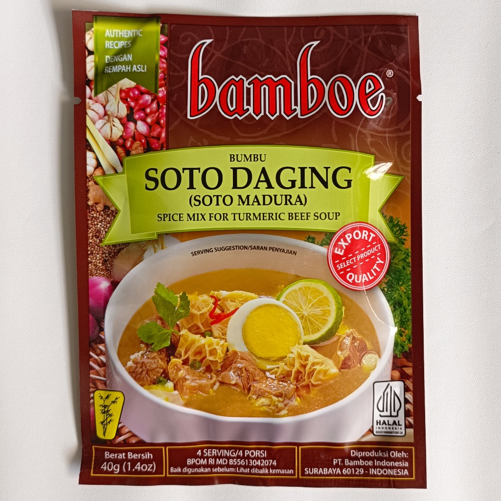 

Bamboe Bumbu Soto Daging Madura (Bumbu Instan)