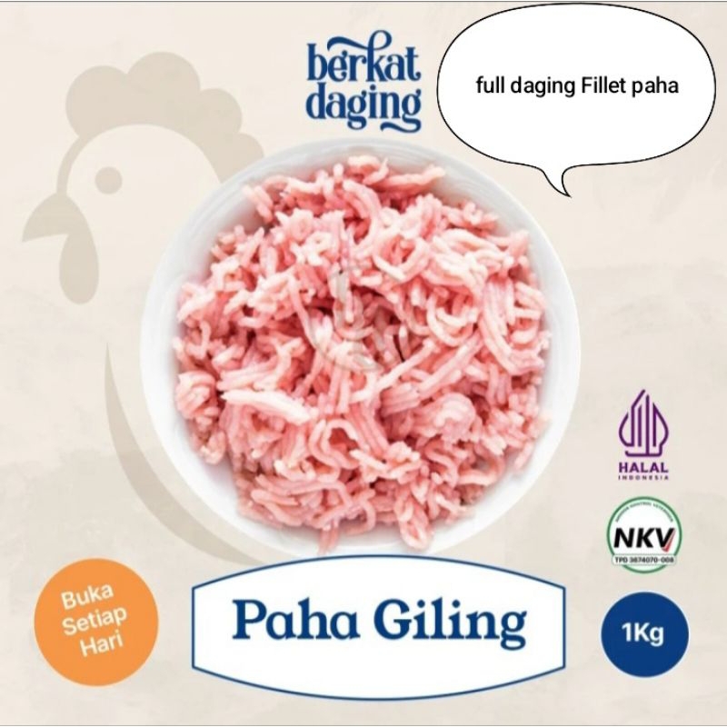 

Daging giling fillet paha Full daging 1kg Dadakan buat dimsum,baso, Berkwalitas premium