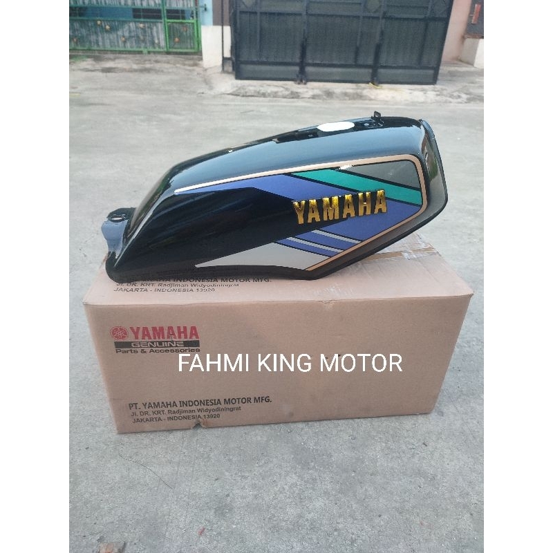 TANGKI TENGKI RXKING RX KING COBRA 1994 ORIGINAL YGP GRES BARU STRIPING BIRU HIJAU UDAH DI CLEAR
