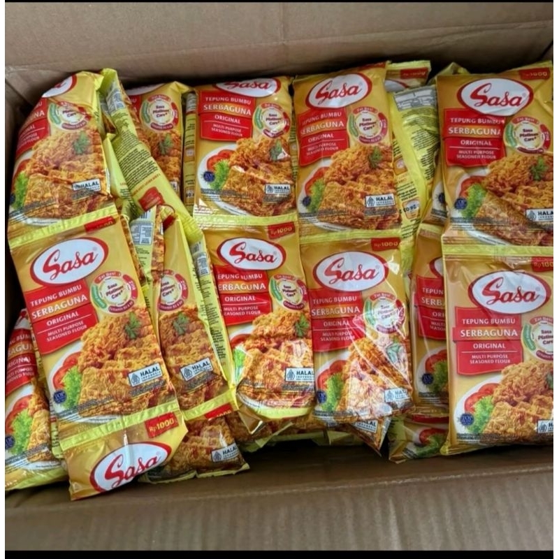 

❤️ZAHRAZA 642❤️ 10 TEPUNG SASA SERBAGUNA 32 GR/ 72 gr (DAPAT 1 RTG ISI 10 )