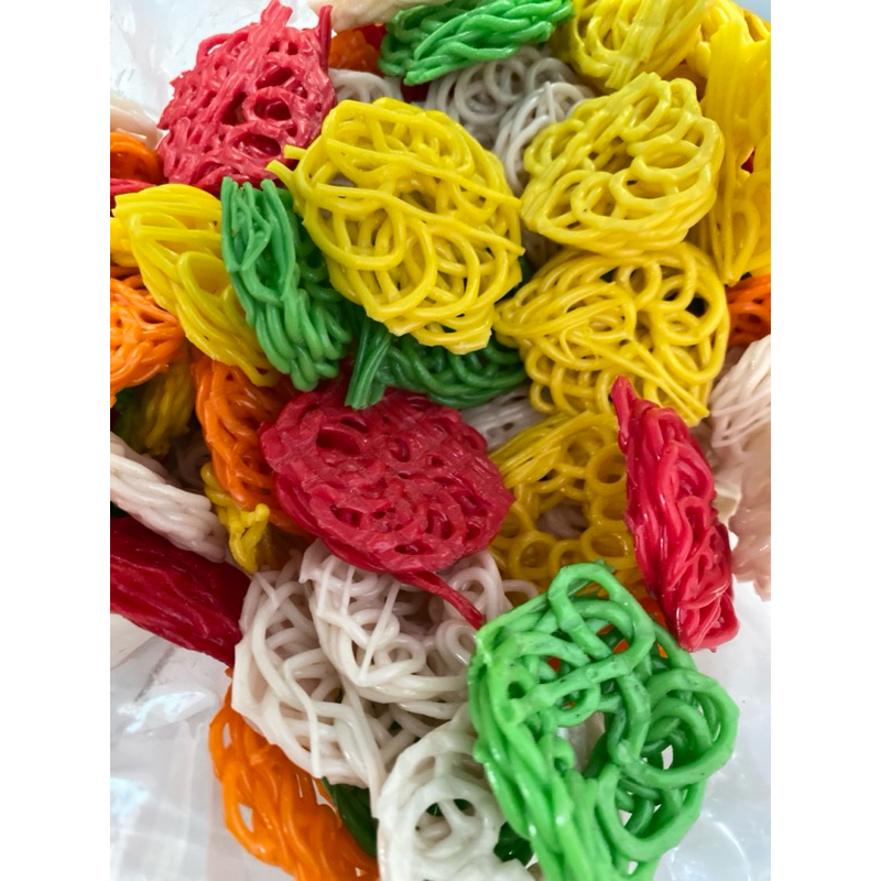 

KERUPUK SEBLAK/KERUPUK UYEL WARNA WARNI TANGGUNG