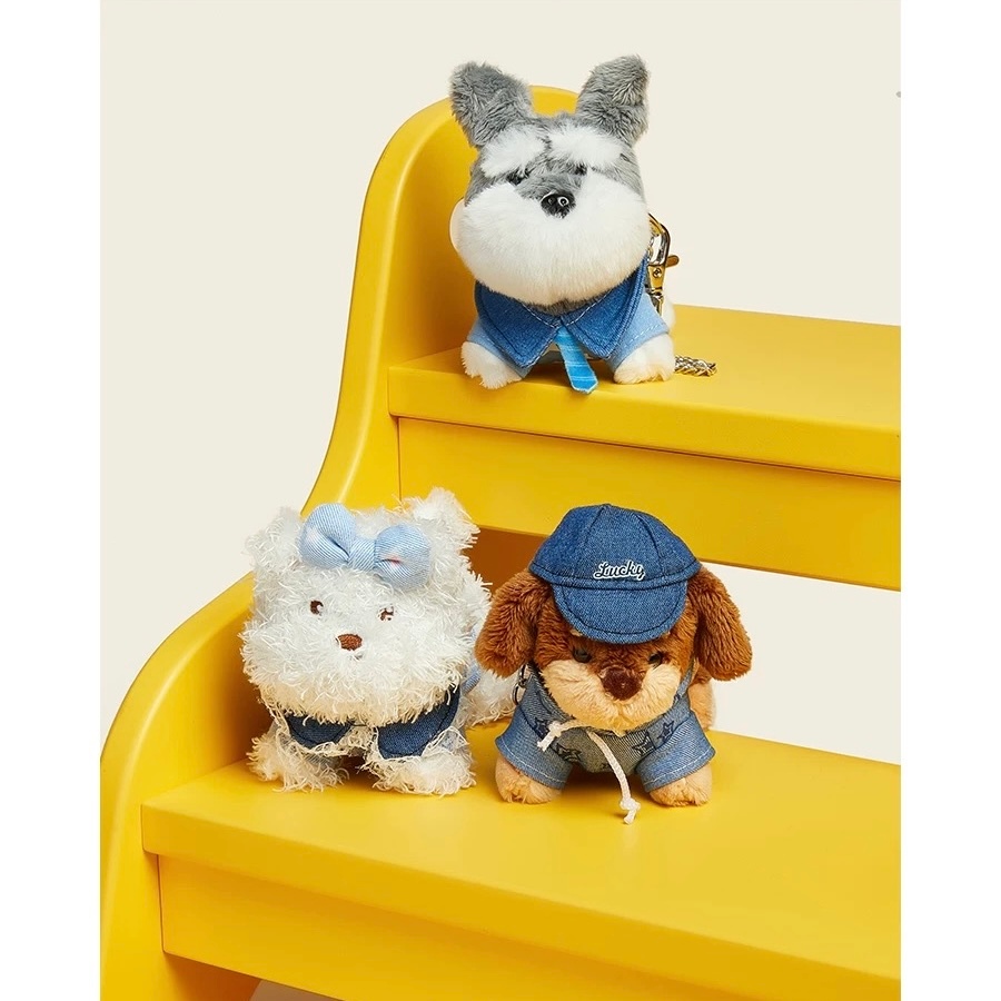 Dachshund/Schnauzer Plush Bag Pendant Charm Bag Accessories