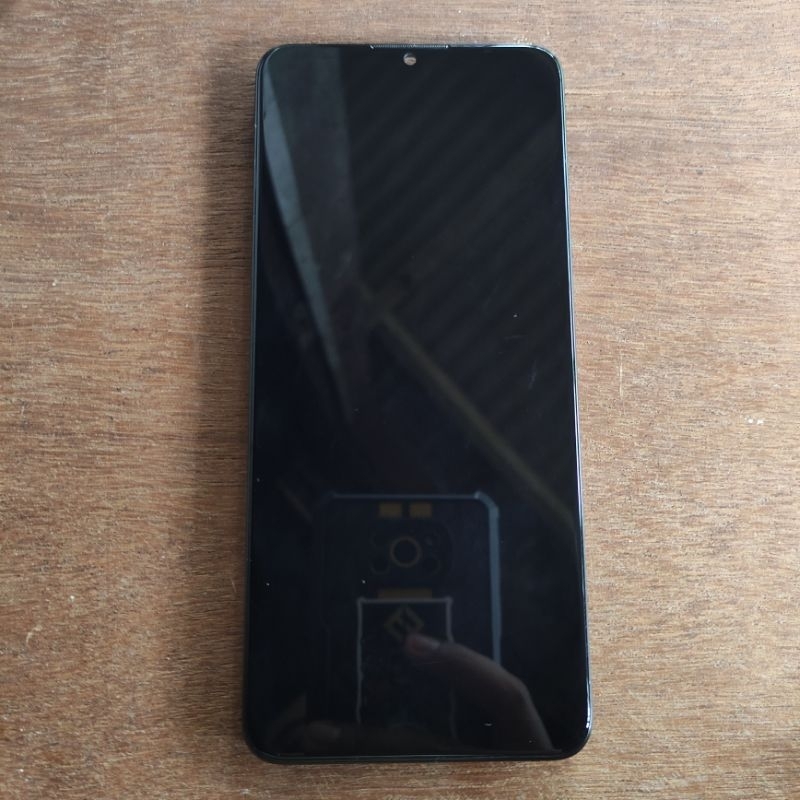 Lcd touchscreen frame + tombol ZTE Blade A71 A7030 original copotan