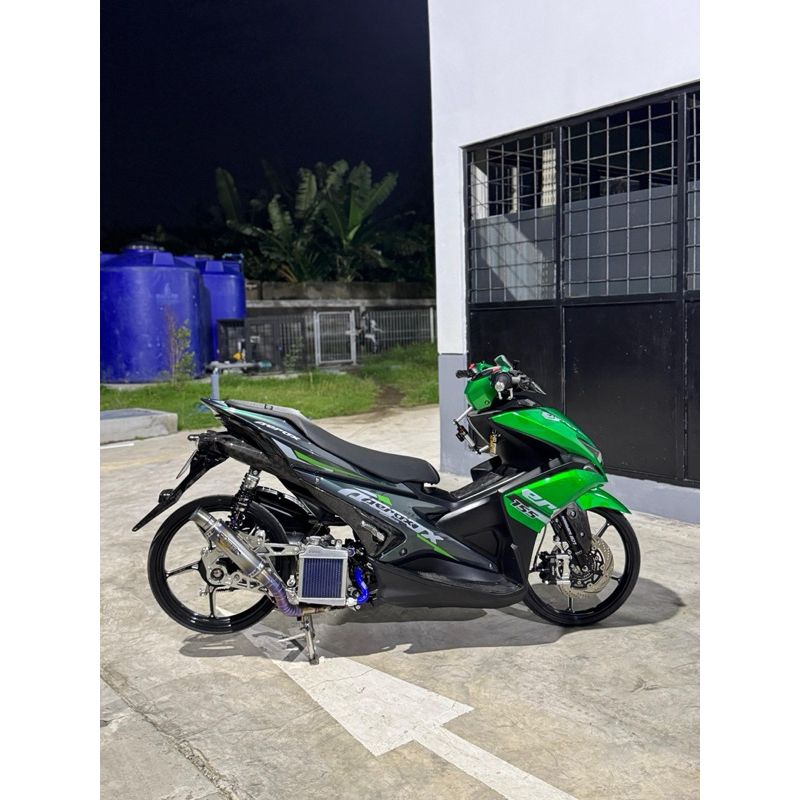 KNALPOT FULSET NON SAMLONG JIMY STYLE SANDBLUE ORIGINAL R SEVEN RACING