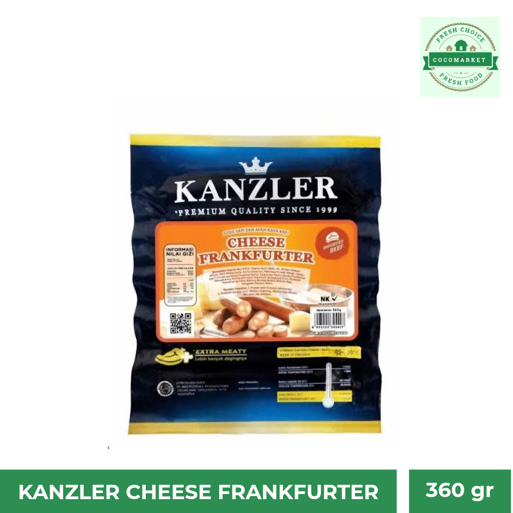 

KANZLER Cheese Frankfurter Cheese 360gr