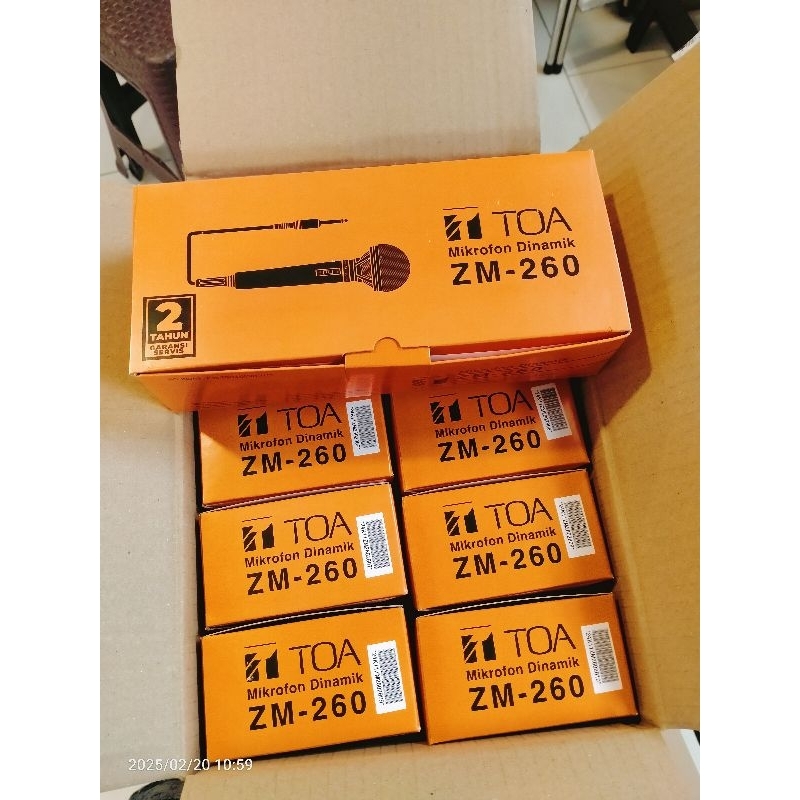 Mic Toa ZM260 original mic kabel Toa Imam Adzan Pidato Hadroh Original Toa