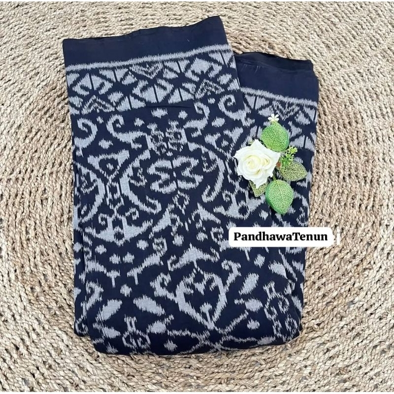 kain tenun endek meteran bali asli troso / kain tenun ikat meteran lembaran / bahan baju