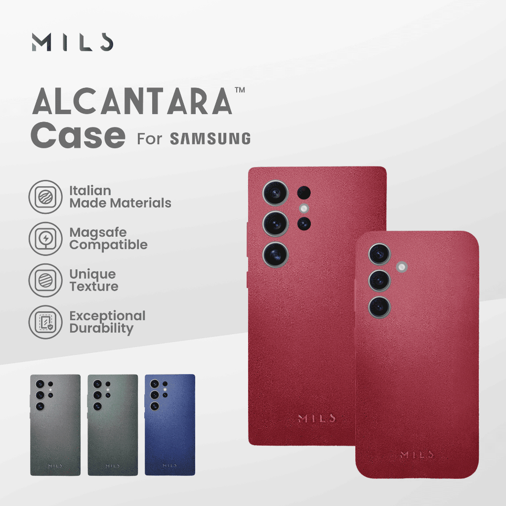 MILS Bespoke Alcantara ™ Case for Samsung S24 / Ultra