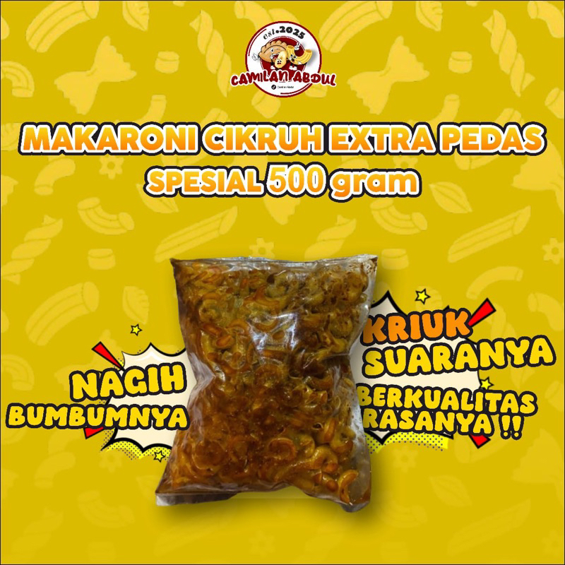 

1/2 Kg Makaroni Cikruh Full Bumbu dan Daun Jeruk Tidak Allot