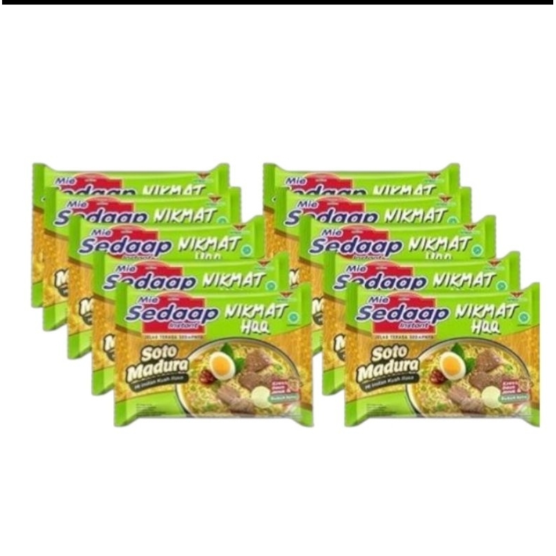 

Mie Sedaap / Sedap Soto Madura Isi 10 pcs