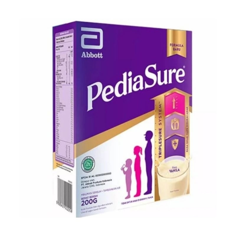 

PEDIASURE SUSU BUBUK VANILA 200GR