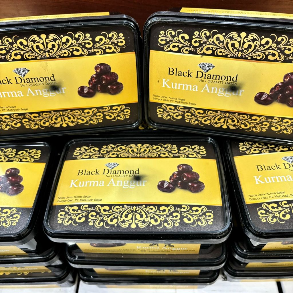 

Kurma Madu Bam Diamond Mazafati Dates Product of Iran 500gr
