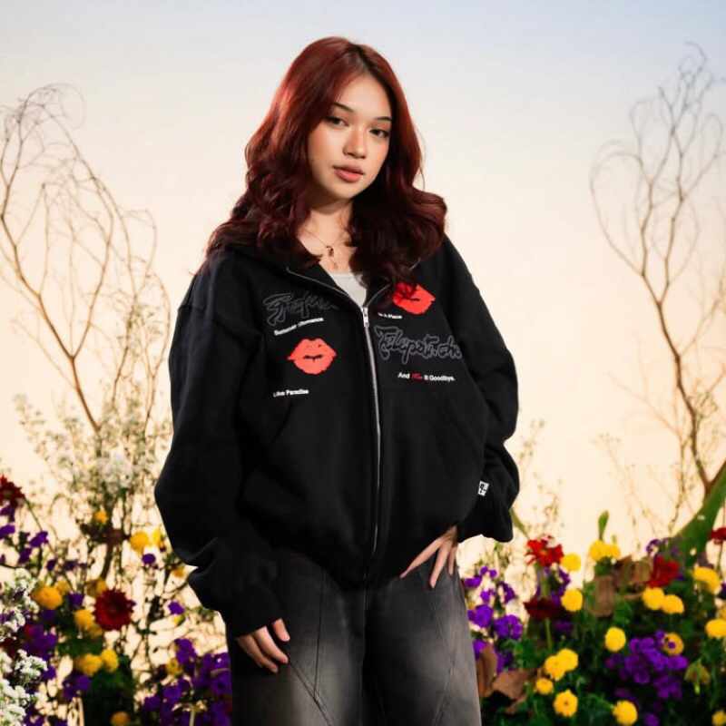 telepati x preface zip hoddie