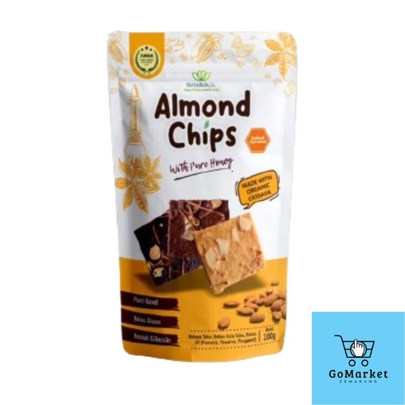 

Almond Chips Sendok ibu Cemilan manis renyah