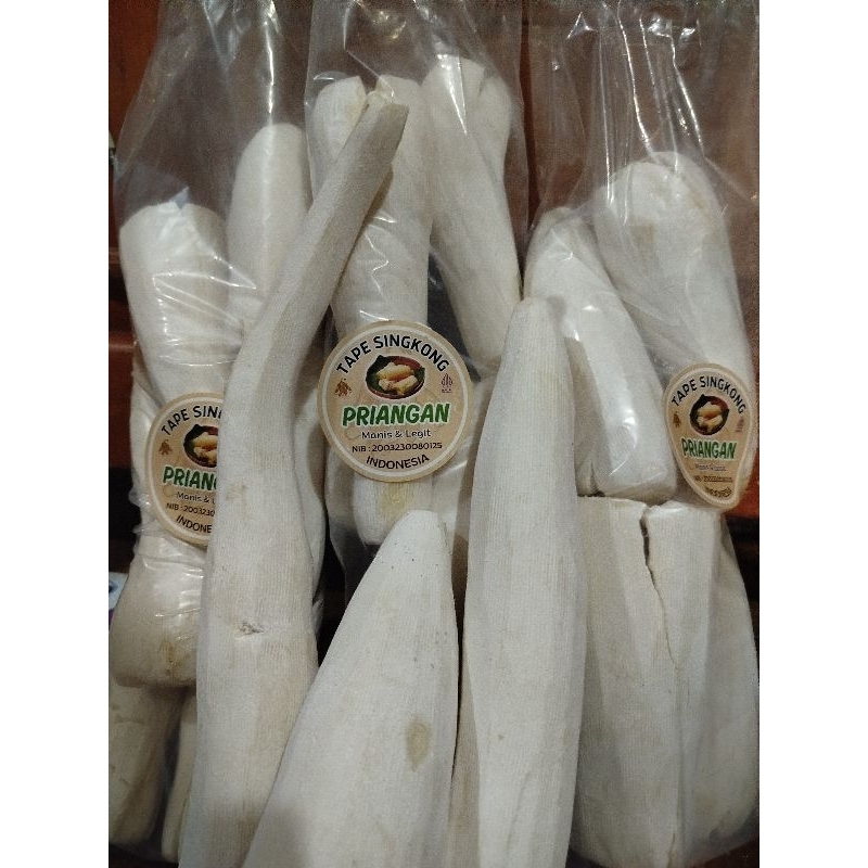 

Tape singkong priangan manis legit premium, 1kg free besek