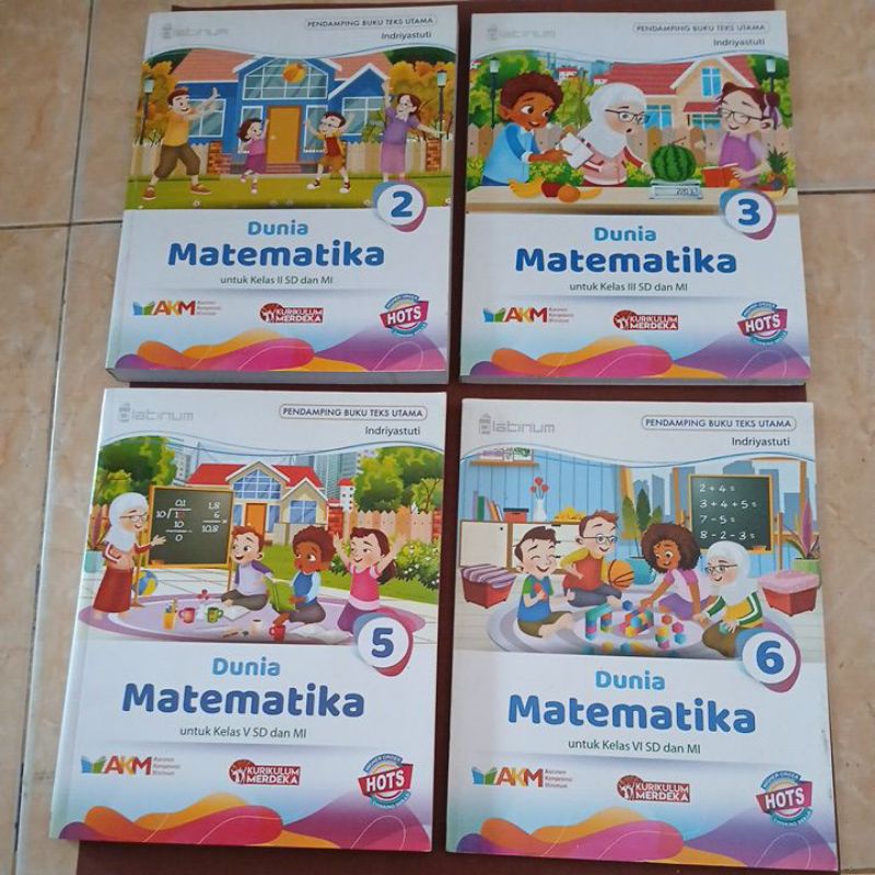 Dunia Matematika SD/MI kelas 1,2,3,4,5,6 Platinum Kurikulum Merdeka