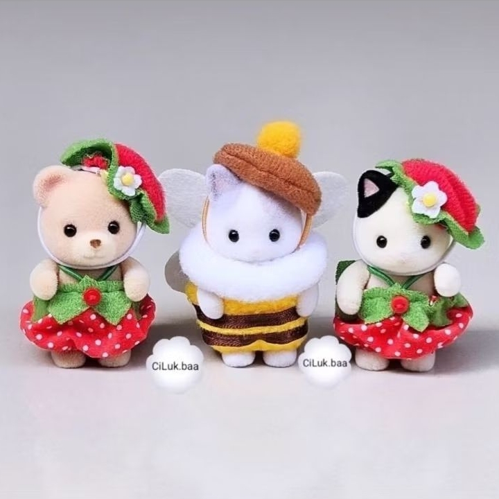 [𝗡𝗘𝗪] SYLVANIAN Families Cherry Ghost Bunny Ghost Cat (selected) • ORIGINAL EPOCH