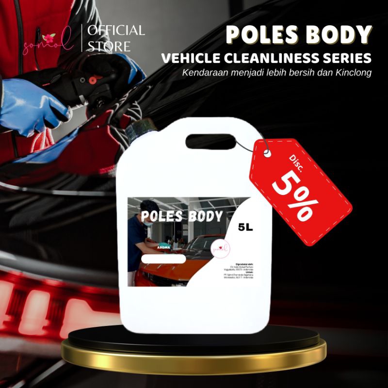 SOMOL POLES BODY 5Liter - POLES BODY / PENGKILAP DASBOR