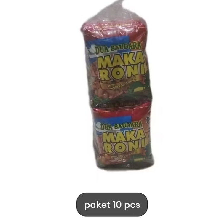 

Makaroni Dua Saudara paket 10 pcs gurih pedas manis