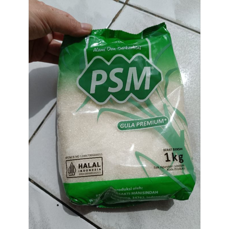 

Gula Pasir merek PSM | 1 kg